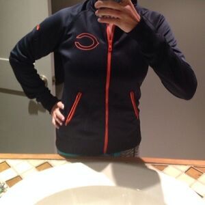 New Chicago Bears zip up jacket sz S (tag missing)